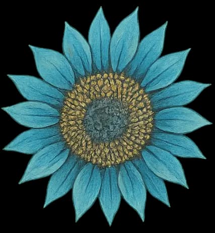 blue flower background